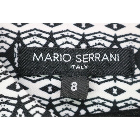 Mario Serrani Italy Sleeveless Shift Dress-Size 8-Back Zip - Picture 4 of 9